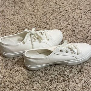 White Canvas Sneakers